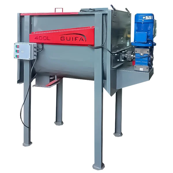 Guifa 400-liter horizontal mixer with gear motor